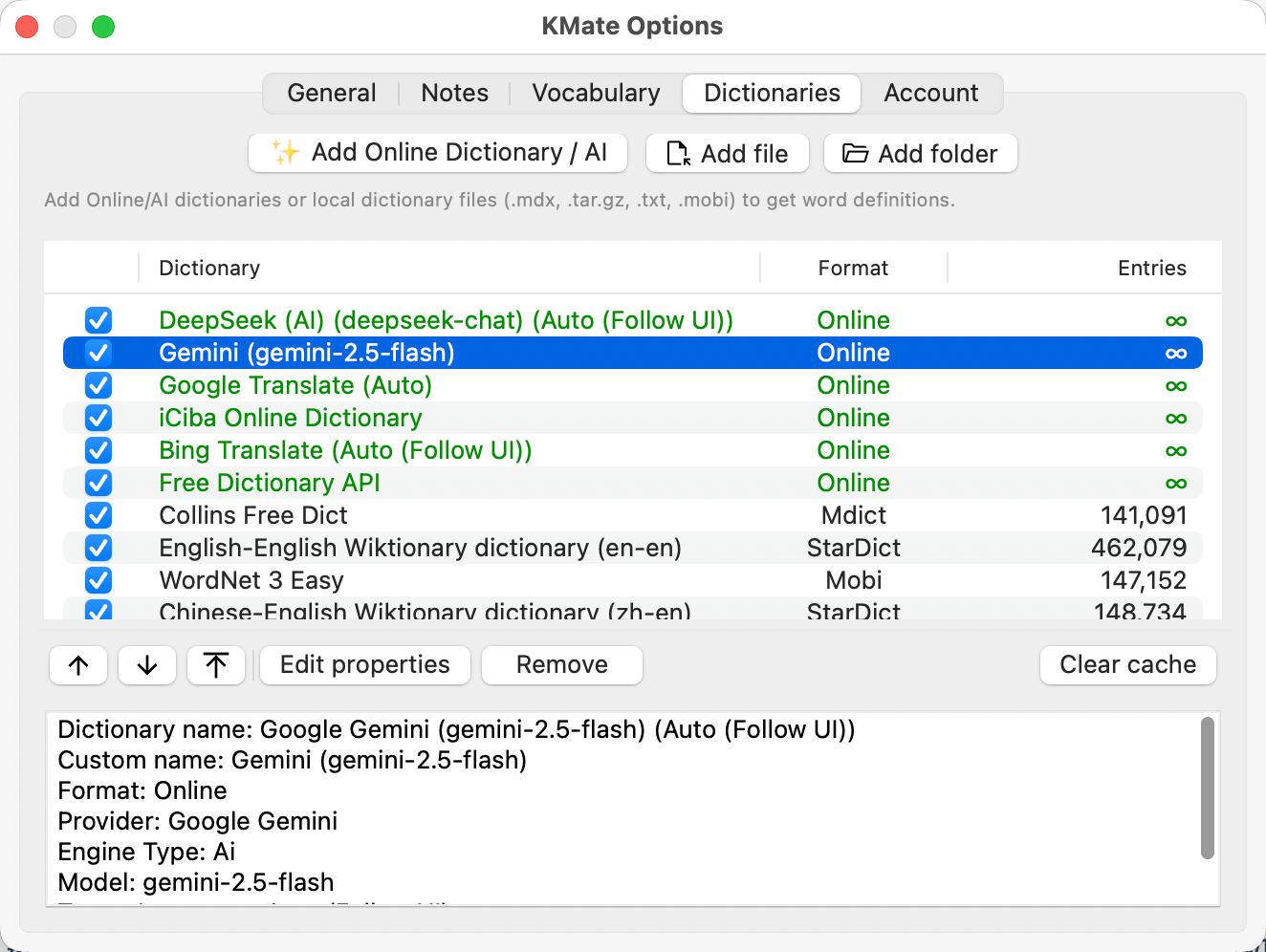 Dictionnaires & définitions IA